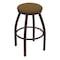 Holland Bar Stool Co 25" Swivel Counter Stool, Brnz Finish, Canter Saddle Seat X802 - alternate 1